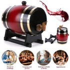 3l  Barrel With Bracket Vintage Beer Brewing Tools For Family Gatherings