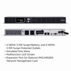 Cyberpower Or500lcdrm1u Ups Backup And Surge Protector With 500va 300w Capacity