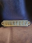 6  Brass Door Sign Nautical Wall Decor Boat Cabin Quarters Sign