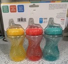 Nuby Easy Grip Soft Spout Cup New 6   Month  3 Pack  10 Ounce