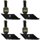 1303005 Four Snow Plow Shoes W  Square Foot Fits Arctic Fits Blizzard Fits Boss