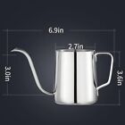  Pour Over Kettle Gooseneck Spout Coffee Tea Pot 12oz Hanging Stainless Steel 