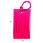 7 Pack Luggage Tags For Suitcases  Flexible Silicone Travel Id Identification   