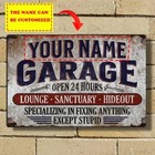  customizable Sign  High-gloss Iron Vintage Garage - Customizab Tin Metal Signs