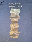 Arcade Fire      Concert Shirt Mens Medium In A Beautiful Blue Color Slightly Worn
