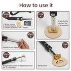 Custom Personalized Electric Branding Iron For Wood   Leather
