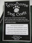 New Windhorse Hunter Green Dog Coat Warm Fleece Waterproof Winter Jacket Clothes