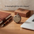 Compass Gift For Mom dad  Vintage Pocket Compass Engraved With Go Confidently Cu
