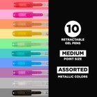 Gelly Roll Retractable Gel Pens Colored - Metallic Gel Pens - 08 Medium Point   