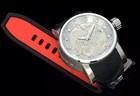 Invicta 48mm S1 Yakuza Dragon Nh35a Automatic Silver Dial Black Silicone Watch