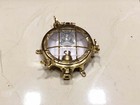 Vintage Bulkhead Ship Replica Brass Ceiling   Wall Mounted Nautical Deck Light