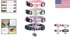 Comfortable   Chic  4 Pack Of Breakaway Cotton Flower Cat Collars For All Sizes
