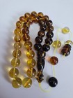       natural Baltic Amber Islamic Prayer 33beads Misbaha Tasbih Rosary 33g 11 2mm      