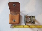 Vintage Mueller Krus Pocket Brass Magnifying Glass With Case