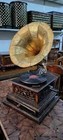 Vintage Hmv Gramophone Fully Functional Working Phonograph  Win-up Record Player