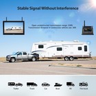 1080p 10  Dvr Monitor Magnetic Solar Wireless Backup Camera Truck Car Rv Trailer