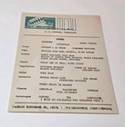 Cruise Line Menus Sept-oct 1947  9  Ss Gen  Meigs Handtyped Amer  President Line