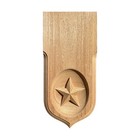 Cedar Fence Corbel With Texas Star Style 3 3 Cp Wood Bracket Outdoor Exterior