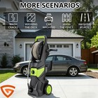 Electric Pressure Washer  52 5 Ft 5000psi 3 2gpm Pressure Cleaner With 4 Nozzles