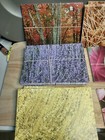 Lot Of 3 5 X 5 Invitation Party Greeting Cards Nature Pics W envelopes Gold Rope
