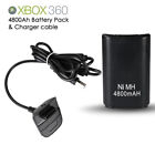 For Xbox 360 Wireless Controller Rechargeable Battery Pack Charger Cable Dock