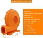 Used 750w 1hp Blower  Commercial Inflatable Bounce Blower  Air Blower For Inflat