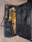 Glory Alto Saxophone Eb Brass Lacquered Finish Gold black W  Case