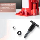 6pcs Hydraulic Vertical Jack Repair Kit Jack Release Valve Parts With Oil Seal