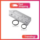 50pcs Black Key Rings - 2 Sizes  Stainless Steel  0 47-0 59 Inch  For Dog Tag  D