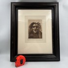 1914 Photogravure  Edward Curtis  Tsunukwalahl-qagyuhl  Framed 