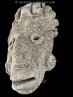 Rare Pre Columbian Mayan Mask Volcanic Stone 10 5 X 5 5 In
