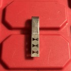 Swank Tie Clip Sterling Silver 7 8g With Cutout Design Bar Clasp Tack Pre Owned