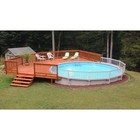 Vinyl Works Of Canada Premium 24in Resin Above Ground Pool Fence Kits