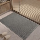 Waffle Non Slip Bathroom Mat Extra Soft Absorbent Bath Rug Washable Shower Rug