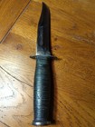 Wwii Ka-bar Fighting Knife  Usn  New Leather Sheath