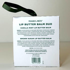 Trader Joe   s Lip Butter Balm Duo Vanilla Mint   Brown Sugar Gift Set