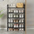 5 Tier Shoe Rack For Home Space Saving Storage Shelf Sturdy Organizer