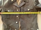 Vintage 70s 80s East German Military Grey Wool Army Jacket- Medium 48 