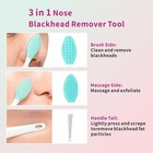 Blackhead Remover Tool Set 2 Pcs Pore Cleaning Scrubber Exfoliator