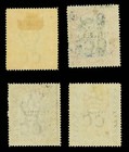  bahamas  1901  1d-3s Sg 58-61   Sc 33-36    specimen    Overprint  hr 