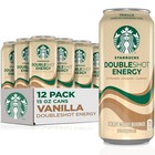 Starbucks Doubleshot Drink Coffee   Vanilla  Iced Coffee  15 Fl Oz  12 Pack  