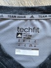 Adidas Mens Shirt Gray Black Team Issued Fitted Techfit Climalite Long Sleeve Xl