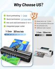 Thermal Laminator Machine   20 Laminating Sheets Paper Cutter corner Rounder