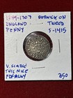 1279-1307 England Edward I Ar Silver Penny   S-1415 Berwick-on-tweed Very Scarce