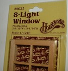 Dollhouse 8 Light 1 12th Scale Wood Window Houseworks 5023 Nos