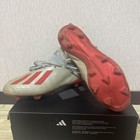 Adidas X 19 1 Fg Soccer Cleats 8 5 Us Silver Red  Barely Used