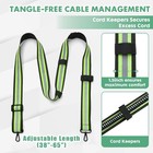 Firefighter Radio Strap And Holder   Reflective Adjustable Shoulder Mic Holder F