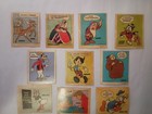 Walt Disney Productions Wonder Bread Vintage Stickers Set Of 12