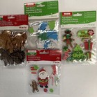 Creatology Christmas Scrapbooking Stickers Lot Of 4 Foam Tree Santa Gingerbread
