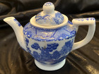 Vintage  Blue Willow Child s Tea Set Japan 15 Pc  Including Lids